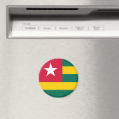 Togo Flag Magnet Magneet (Insitu (Vaatwasser))