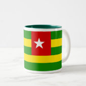 Togo Flag Mok (Voorkant rechts)