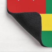 Togo Flag Mousepad Muismat (Hoek)