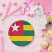 Togo Flag Papieren Bordje (Feest)