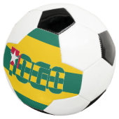 Togo Flag Patriotic Voetbal (Drie kwart)