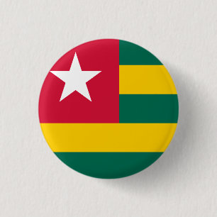 Togo Flag Ronde Button 3,2 Cm