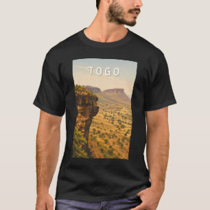 Togo Illustratie Reis Kunst Vintage T-shirt
