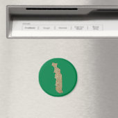Togo Kaart Magnet Magneet (Insitu (Vaatwasser))