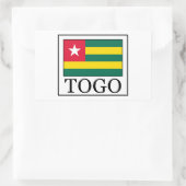 Togo Rechthoekige Sticker (Tas)