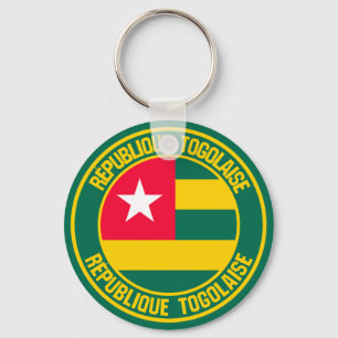 Togo Round Emblem Sleutelhanger