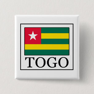 Togo Vierkante Button 5,1 Cm