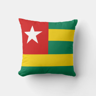 Togo Vlag x Vlag Kussen