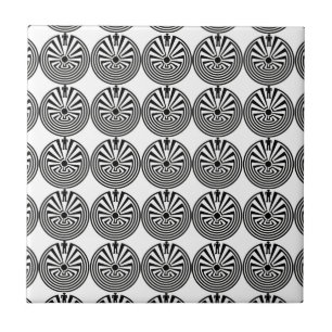 Tohono O'odham Man in de Maze Collector TILE Tegeltje