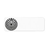 Tohono O'odham Man in het Maze Address Label (Voorkant)