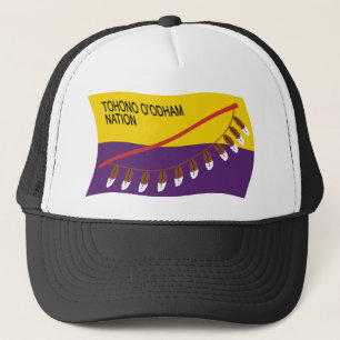 Tohono O'odham Nation Vlag Hoed Trucker Pet