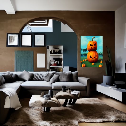 Toi et moi, Citrouille | AI Art Poster