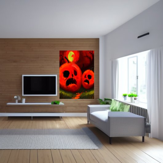 Toi et moi Citrouille | AI Art Poster