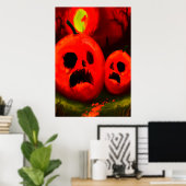 Toi et moi Citrouille | AI Art Poster (Bureau à domicile)