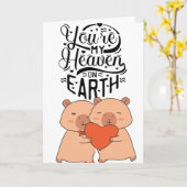 Toi et moi ensemble, Carte de la Saint-Valentin (Fleur jaune)