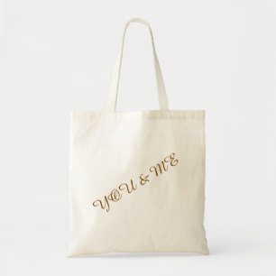 Toi et moi, sac fourre-tout personnalisé