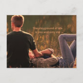 Toi et moi seule carte postale (Devant)