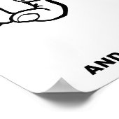 Toi Vas-y Fille Affiche Drôle (Coin)