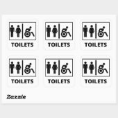 Toilat Large Square Stickers (Vel)
