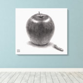 TOILE りんごとあおむし (Insitu (Plancher de Bois))