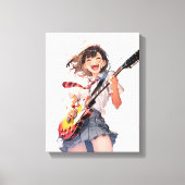 Toile アートパネル Art Panel｜ギターJK02 寿司娘 GenerativeAI (Recto)