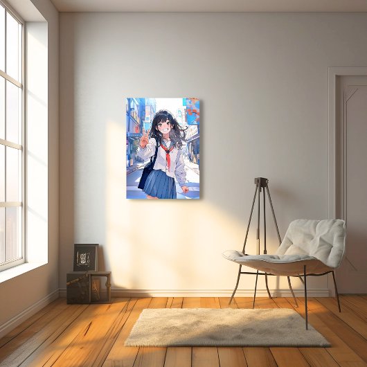 Toile アートパネル Art Panel|寄り道JK 寿司娘 GenerativeAI