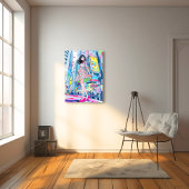 Toile アートパネル Art Panel|Colorful JK 寿司娘 GenerativeAI
