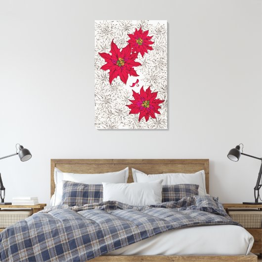 TOILE ポインセチアと赤い靴。オフホワイト (Insitu(Chambre))