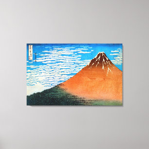Toile 凱 風 晴 快 (赤 士 富, Mont Rouge  Fuji, Hokusai, Ukiyo-e