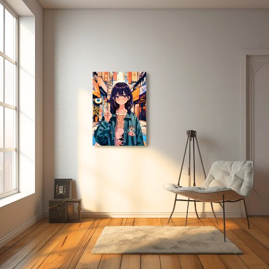 Toile 寿司娘アイコン アートパネル Art Panel|GenerativeAI