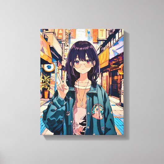 Toile 寿司娘アイコン アートパネル Art Panel|GenerativeAI (Recto)