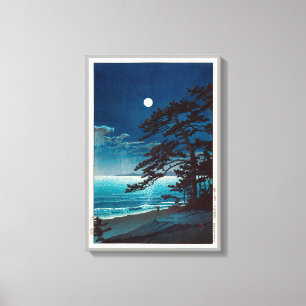 Toile 月 の de 海, 川, 二 de Nomimoon at at Beach, Hasuya Kaw