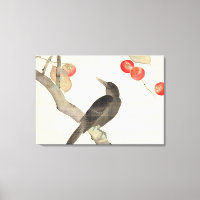 柿 に 烏, 抱 Persimmon et Crow, Hōitsu