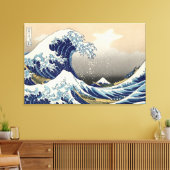 Toile 浮世絵キャンバス ukiyoe 葛飾北斎 「富嶽三十六景 神奈川沖浪裏」 キャンバスプリント (Insitu(Salon))