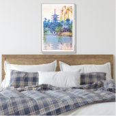 Toile 猿 澤 池, Sarusawa Pond, Hiroshi Yoshida, Woodcut (Insitu(Chambre))