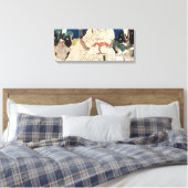 Toile 相 撲, 国 貞 lutte Smou, Kunisada, Ukiyo-e (Insitu(Chambre))