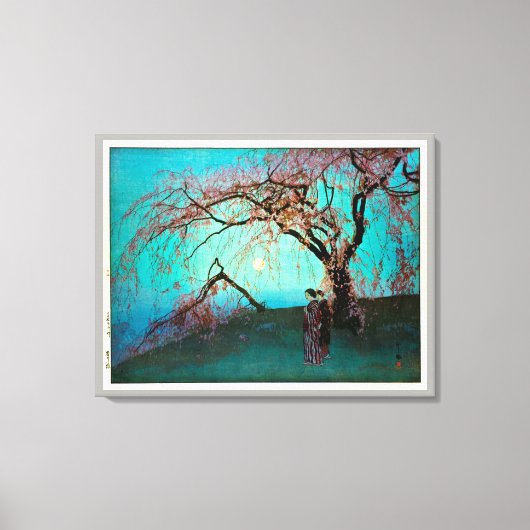 Toile 雲 井 桜, Kumoi Fleurs de cerisiers, Yoshida, Coupe d (Recto)