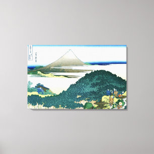 Toile 青 山 円 松, 北 斎 Voir le Mont Fuji depuis Aoyama, Hoku