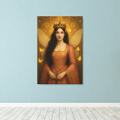 Toile 005_A fairy princess in rose pink. (Insitu (Plancher de Bois))