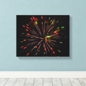 Toile 0948-Feu d'artifice (Insitu (Plancher de Bois))