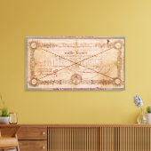 Toile 1000 Francs billet de 8 Floreal, An X (Insitu(Salon))