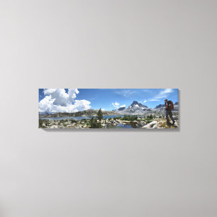 Toile 1000 Island Lake and Banner Peak - sentier John Mu