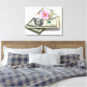 Toile 100 dollar bills (Insitu(Chambre))