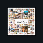 Toile 100 Photo Collage Custom Family Pictures<br><div class="desc">Turn your favorite photos into a stunning piece of wall art. This custom photo collage poster is the perfect way to tell your story, capturing a lifetime of memories in one beautiful display. With 100% personalization, you can easily upload your own photos and customize the text, fonts, and colors to...</div>