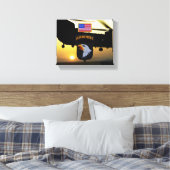 Toile 101e bataillon aéroporté d'aigle anciens combattan (Insitu(Chambre))