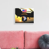 Toile 101e bataillon aéroporté d'aigle anciens combattan (Insitu(Salon))