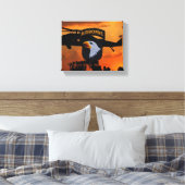 Toile 101e bataillon aéroporté d'aigle anciens combattan (Insitu(Chambre))