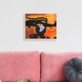 Toile 101e bataillon aéroporté d'aigle anciens combattan (Insitu(Salon))