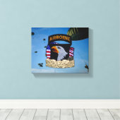 Toile 101e division aéroportée anciens combattants de la (Insitu (Plancher de Bois))