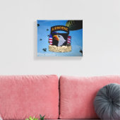 Toile 101e division aéroportée anciens combattants de la (Insitu(Salon))